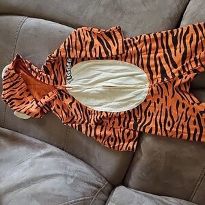 Disney Orange Tiger Striped Tigger Bodysuit